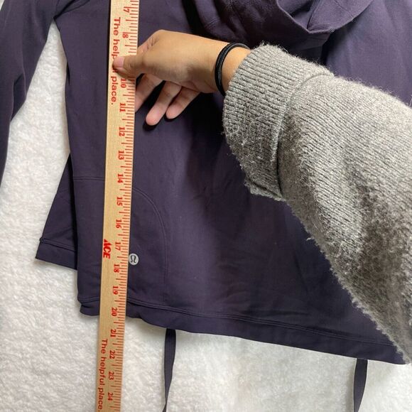 Lululemon Ready To Rulu Wrap Hoodie Purple #W4AOKS Athletic Size 2 - Picture 8 of 10